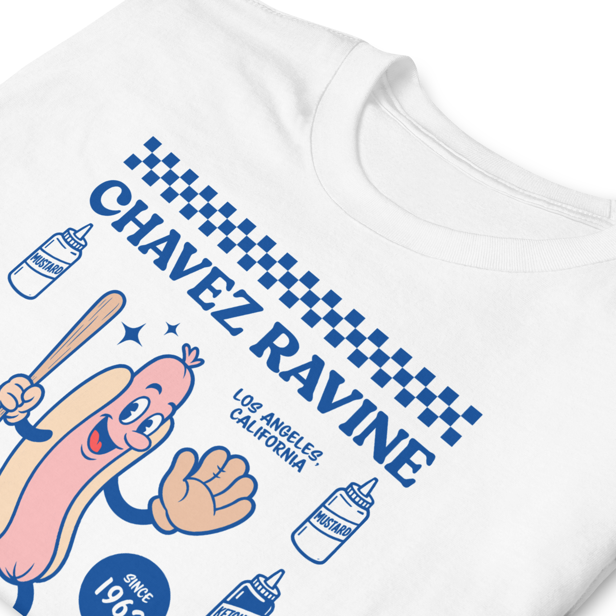 Chavez Ravine 10 Inch Wiener T-Shirt (White)